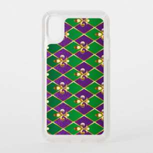 Jewelry Background Mardi Gras Speck iPhone XS Case