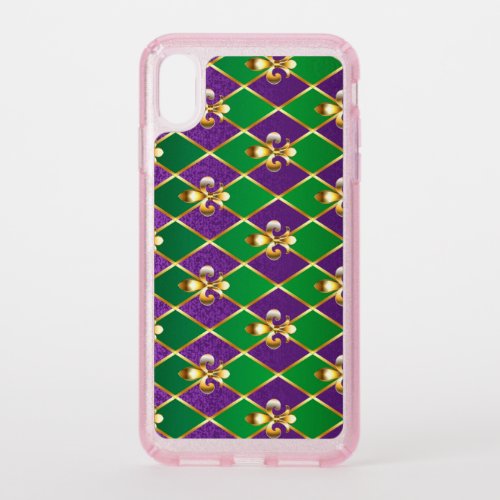 Jewelry Background Mardi Gras Speck iPhone XS Max Case