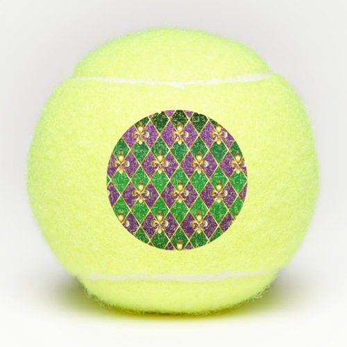 Jewelry Background Mardi Gras Tennis Balls