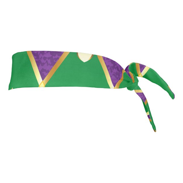 Jewelry Background Mardi Gras Tie Headband (Rotate 90)