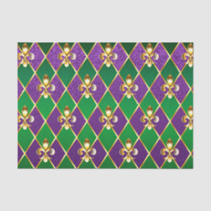 Jewelry Background Mardi Gras Tissue Paper