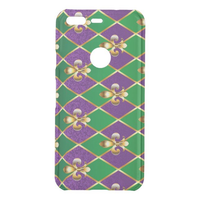 Jewelry Background Mardi Gras Uncommon Google Pixel Case (Back)
