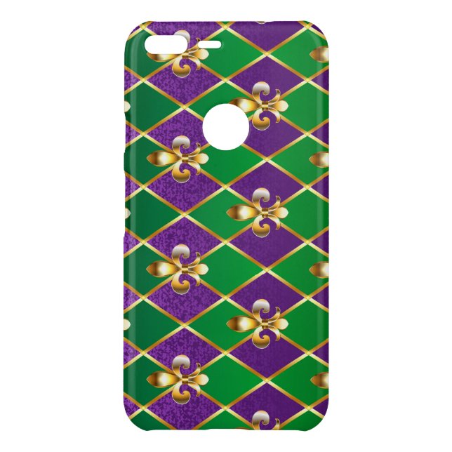 Jewelry Background Mardi Gras Uncommon Google Pixel XL Case (Back)