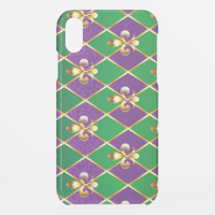 Jewelry Background Mardi Gras iPhone XR Case