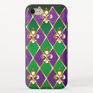 Jewelry Background Mardi Gras iPhone 8/7 Slider Case
