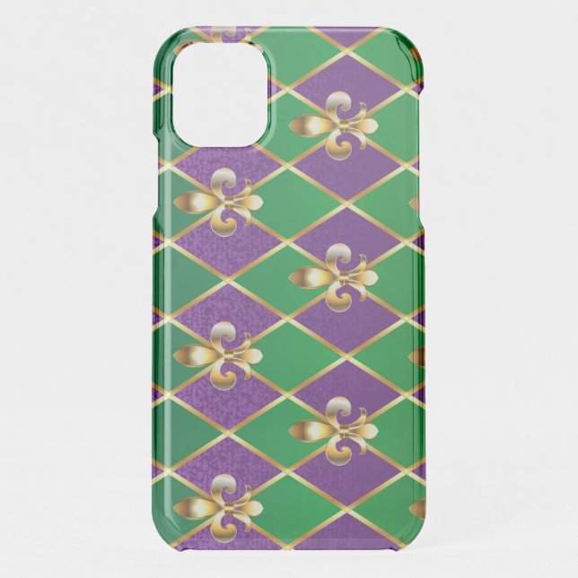 Jewelry Background Mardi Gras Uncommon iPhone Case (Back)