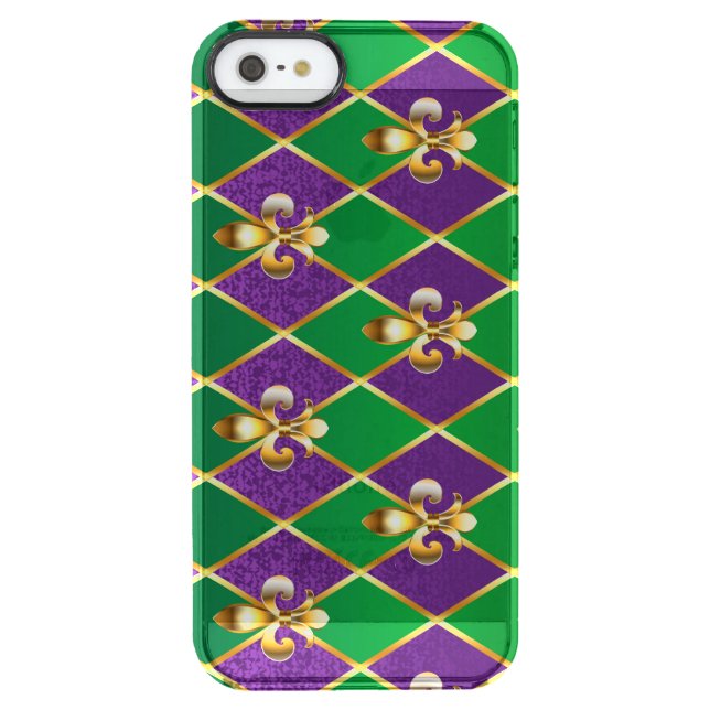 Jewelry Background Mardi Gras Uncommon iPhone Case (Back)