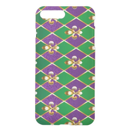 Jewelry Background Mardi Gras iPhone 8 Plus7 Plus Case