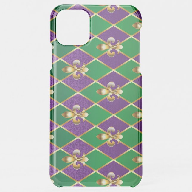 Jewelry Background Mardi Gras Uncommon iPhone Case (Back)