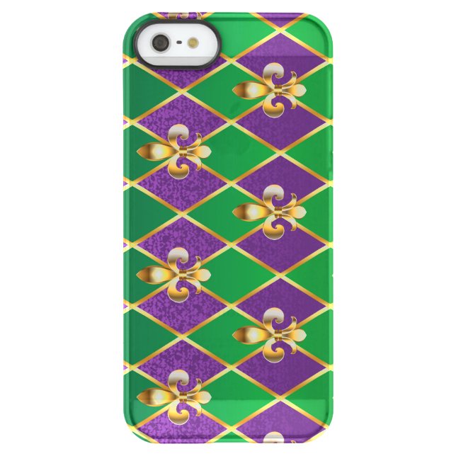 Jewelry Background Mardi Gras Uncommon iPhone Case (Back)