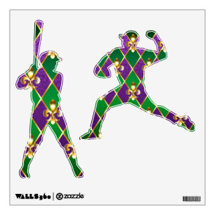 Jewelry Background Mardi Gras Wall Decal