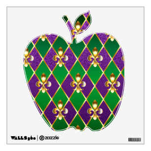 Jewelry Background Mardi Gras Wall Decal