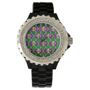Jewelry Background Mardi Gras Watch