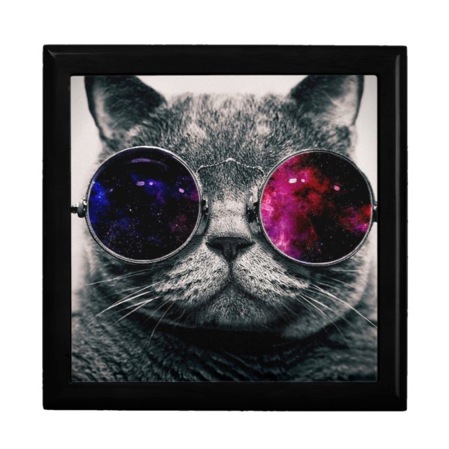 Jewelry Box - Cool Cat (Front)