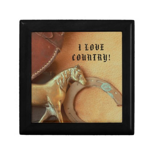 Jewelry box I LOVE COUNTRY western