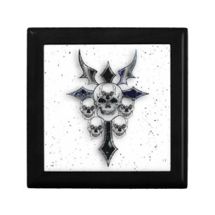 Jewelry Box/Skulls Keepsake Box