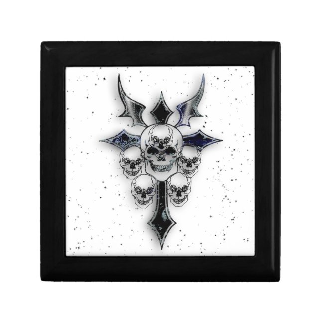 Jewelry Box/Skulls Keepsake Box (Front)