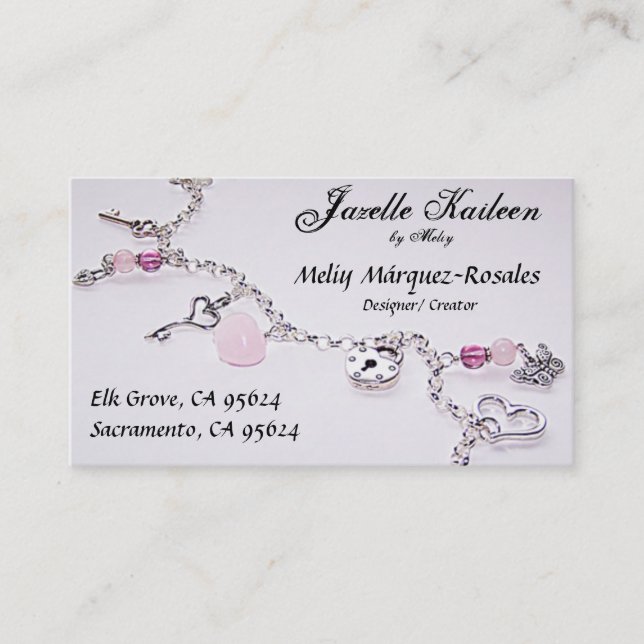 Jewelry Business Card (Front)