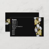 JEWELRY BUSINESS CARD - Black (Front/Back)