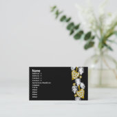 JEWELRY BUSINESS CARD - Black (Standing Front)