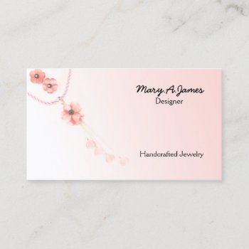 Jewelry  Business Cards by MG_BusinessCards at Zazzle