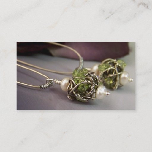 Customizable Jewelry Business Cards