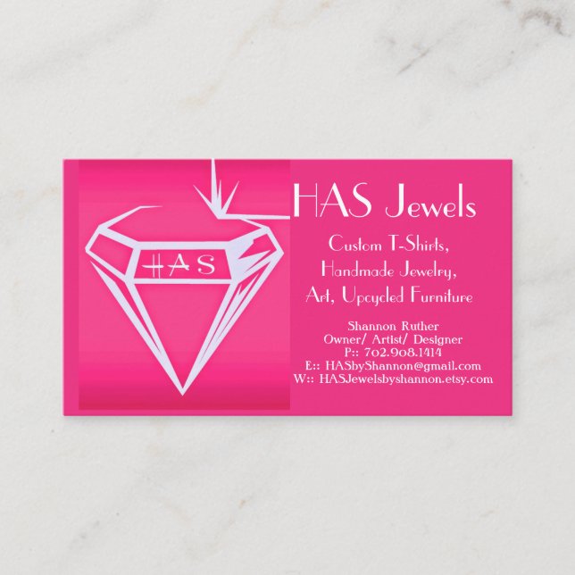 Jewelry Business Cards (Front)