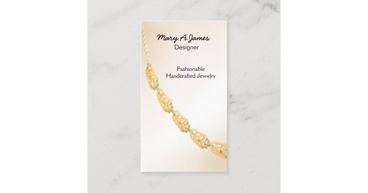 Jewelry Business Cards Zazzle