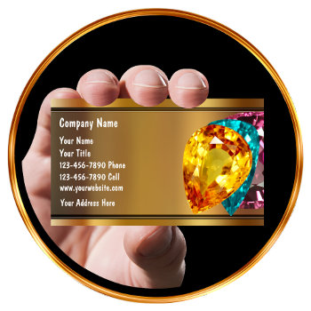 Jewelry Business Cards by Luckyturtle at Zazzle
