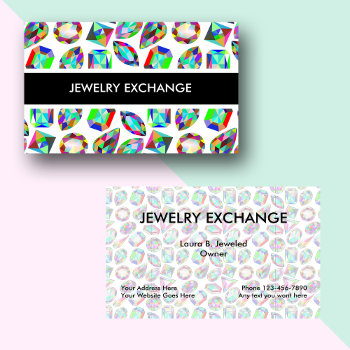 Jewelry Business Cards by Luckyturtle at Zazzle