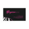 Jewelry Business Cards Animal Zebra Sparkle Pink