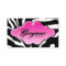 Jewelry Business Cards Animal Zebra Sparkle Pink