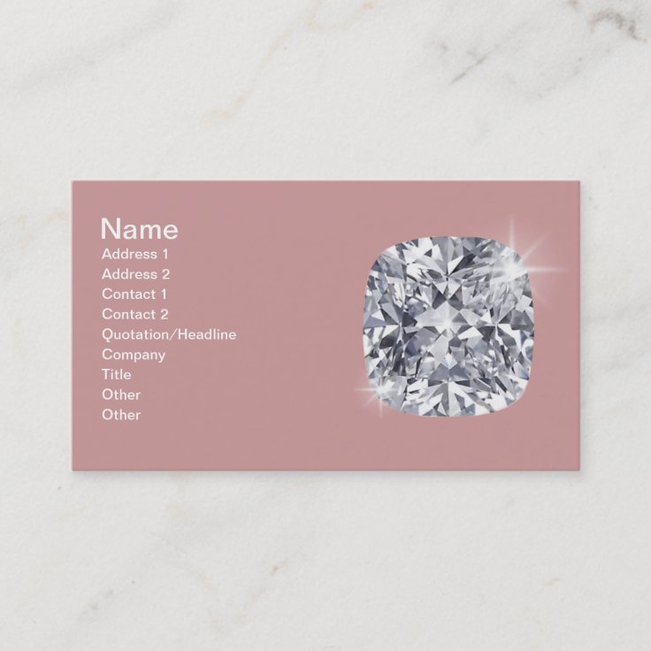 Jewelry card Zazzle