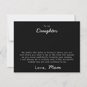 Jewelry Card to Daughter