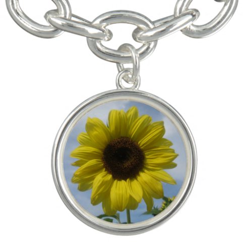 Jewelry _ Charm Bracelet _ Sunflower Summer Sky