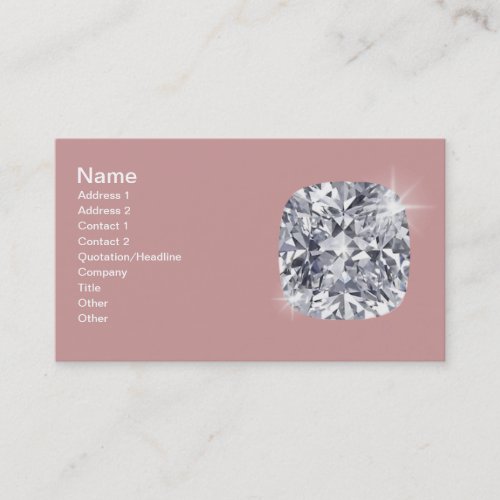 Jewelry card business card templates