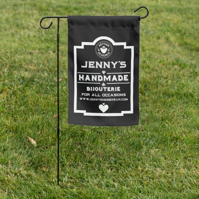 Jewelry Creator Garden Flag (In SItu)