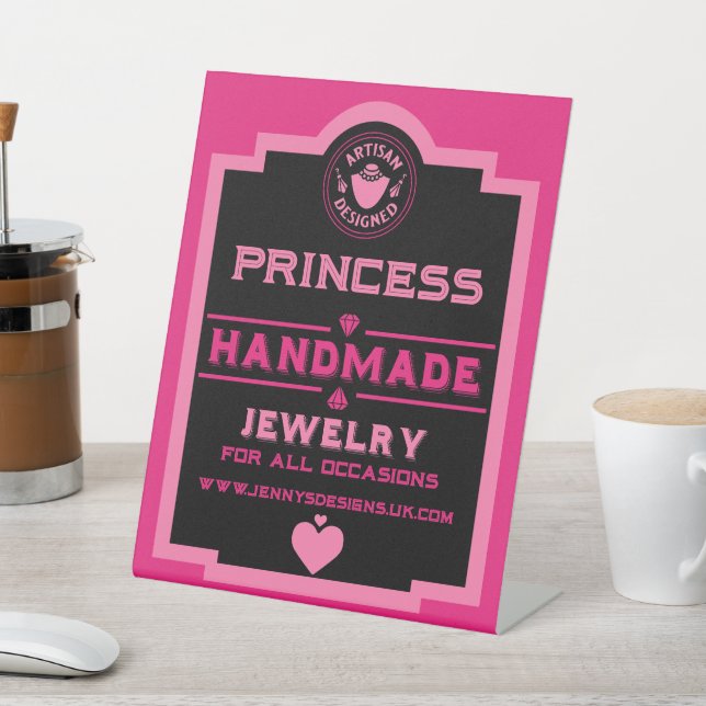 Jewelry Creator Pedestal Sign (In SItu)