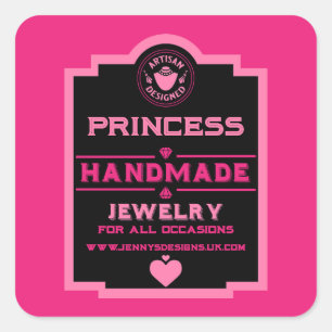 Jewelry Creator Square Sticker