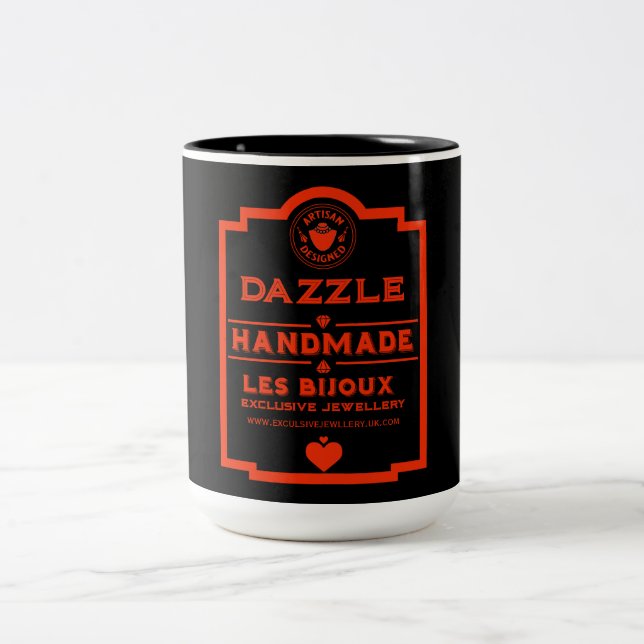 Jewelry Creator Two-Tone Coffee Mug (Center)