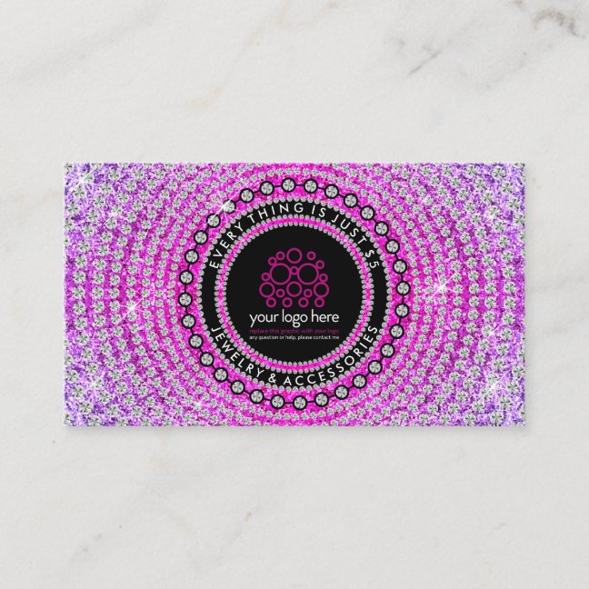 Jewelry Custom Logo Business Card
