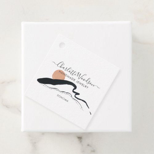 Jewelry Designer Abstract Product  Favor Tags