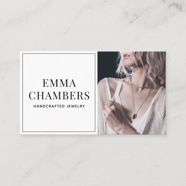 Jewelry Designer Business Card (Front)