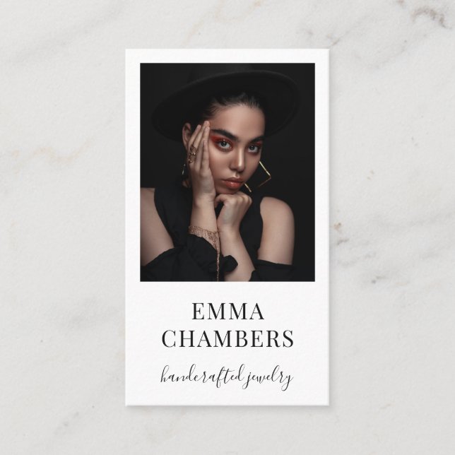 Jewelry Designer Business Card (Front)