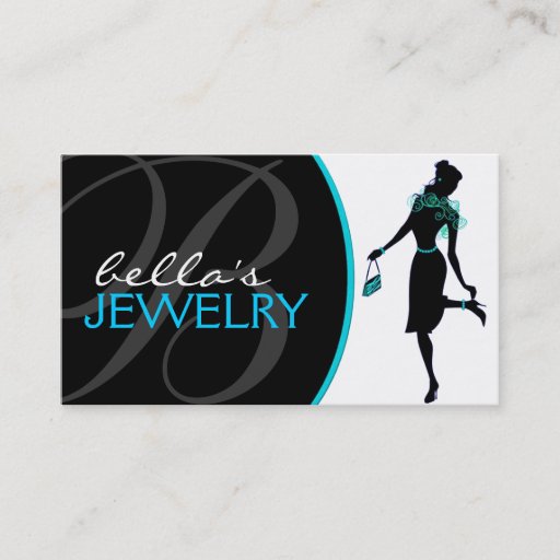 Customizable Jewelry Designer Business Card