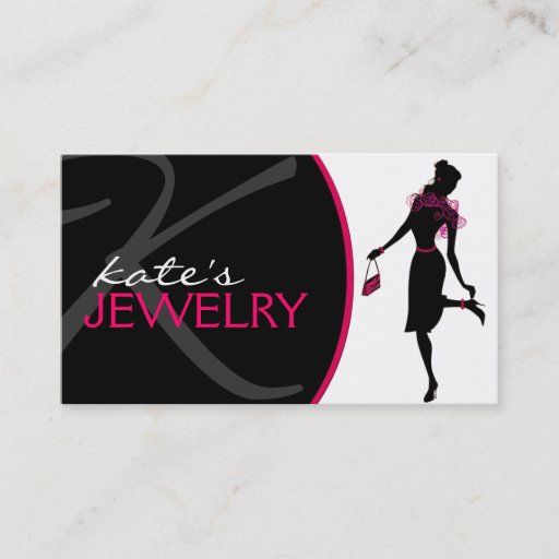 Customizable Jewelry Designer Business Card