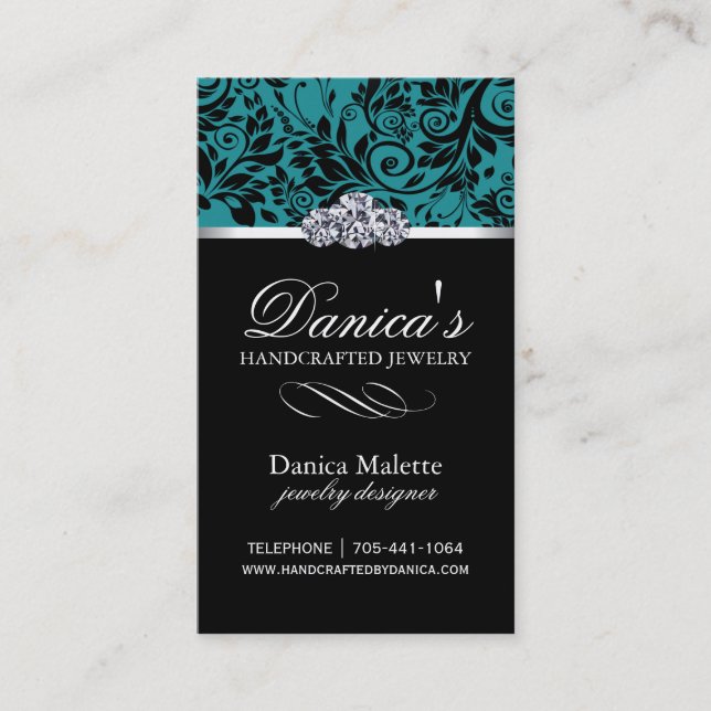 Jewelry Designer Business Cards (Front)