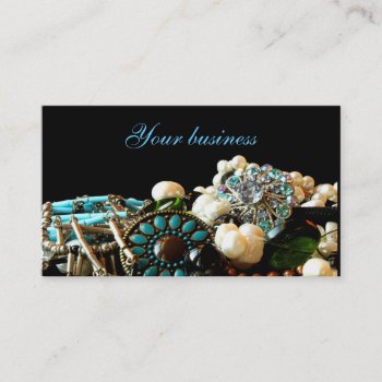 Jewelry Designer Business Cards by lsarmentoart at Zazzle
