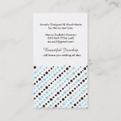 Jewelry Designer Business Cards (Back)