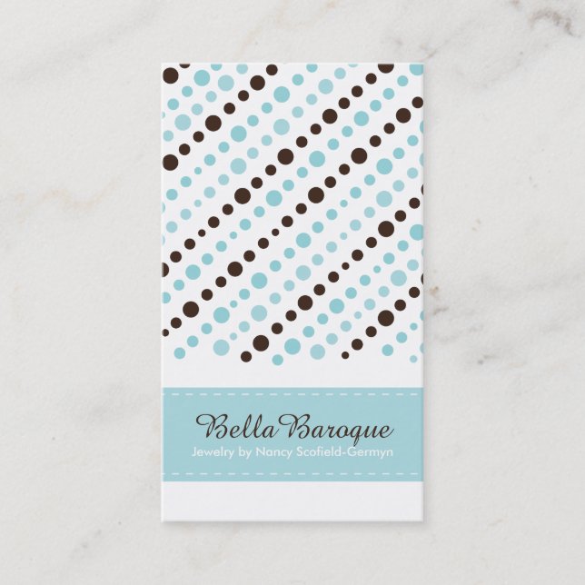 Jewelry Designer Business Cards (Front)